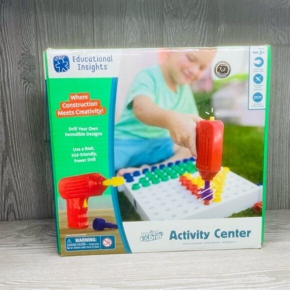 Nwt Educational Insights Design & Drill Activity Center pretend play toy game