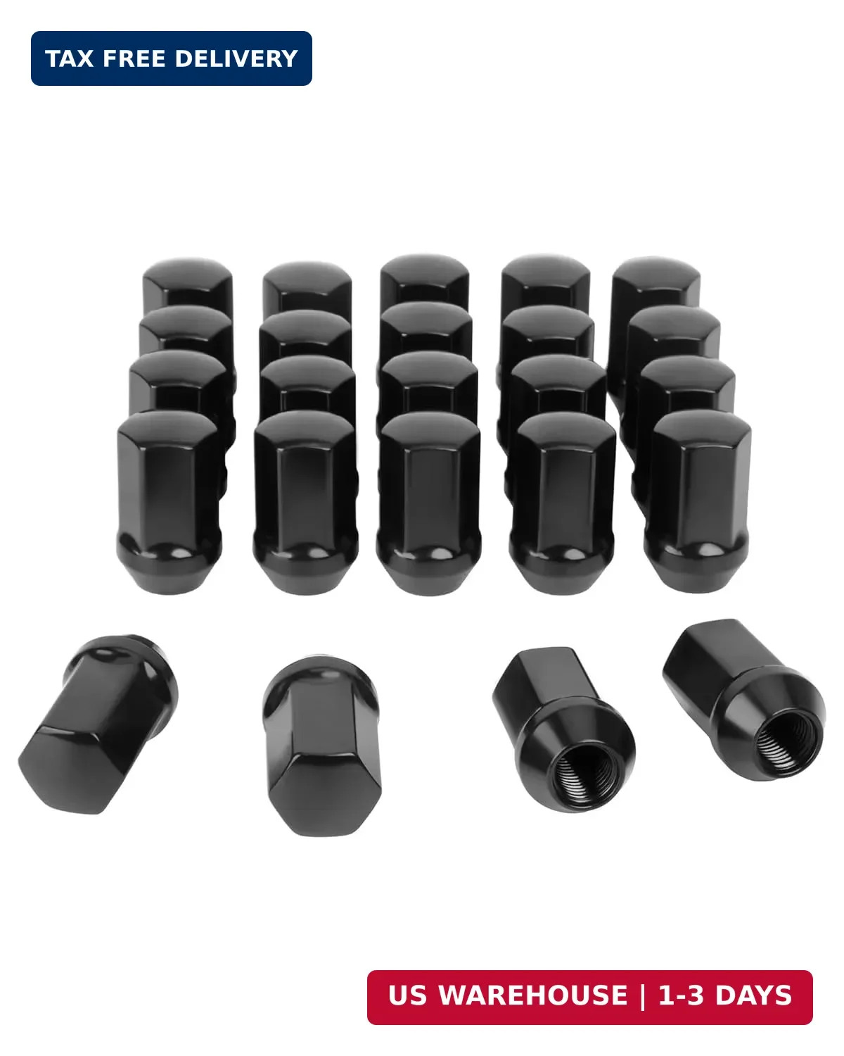 M14x1.5 Lug Nuts Replacement for Chevy Silverado 1500 Sierra 1500 Ram 1500 2500