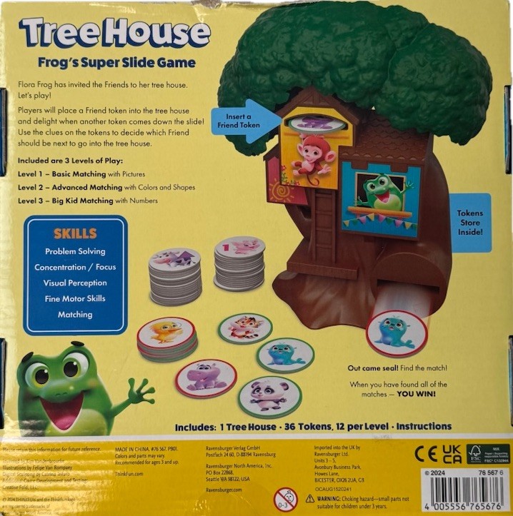 ThinkFun Friends Tree House Board Game: Educational Focus NIB