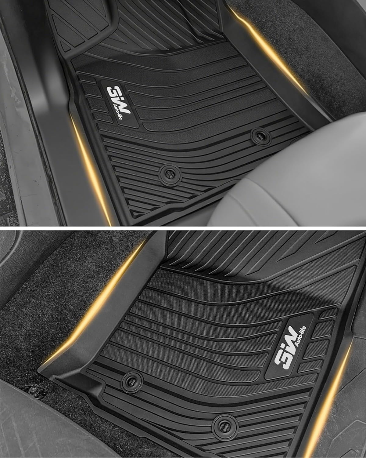 Floor Mats Fit Toyota Tacoma 2016-2023 (Only for 3. Tacoma|16-23|Floor Mats