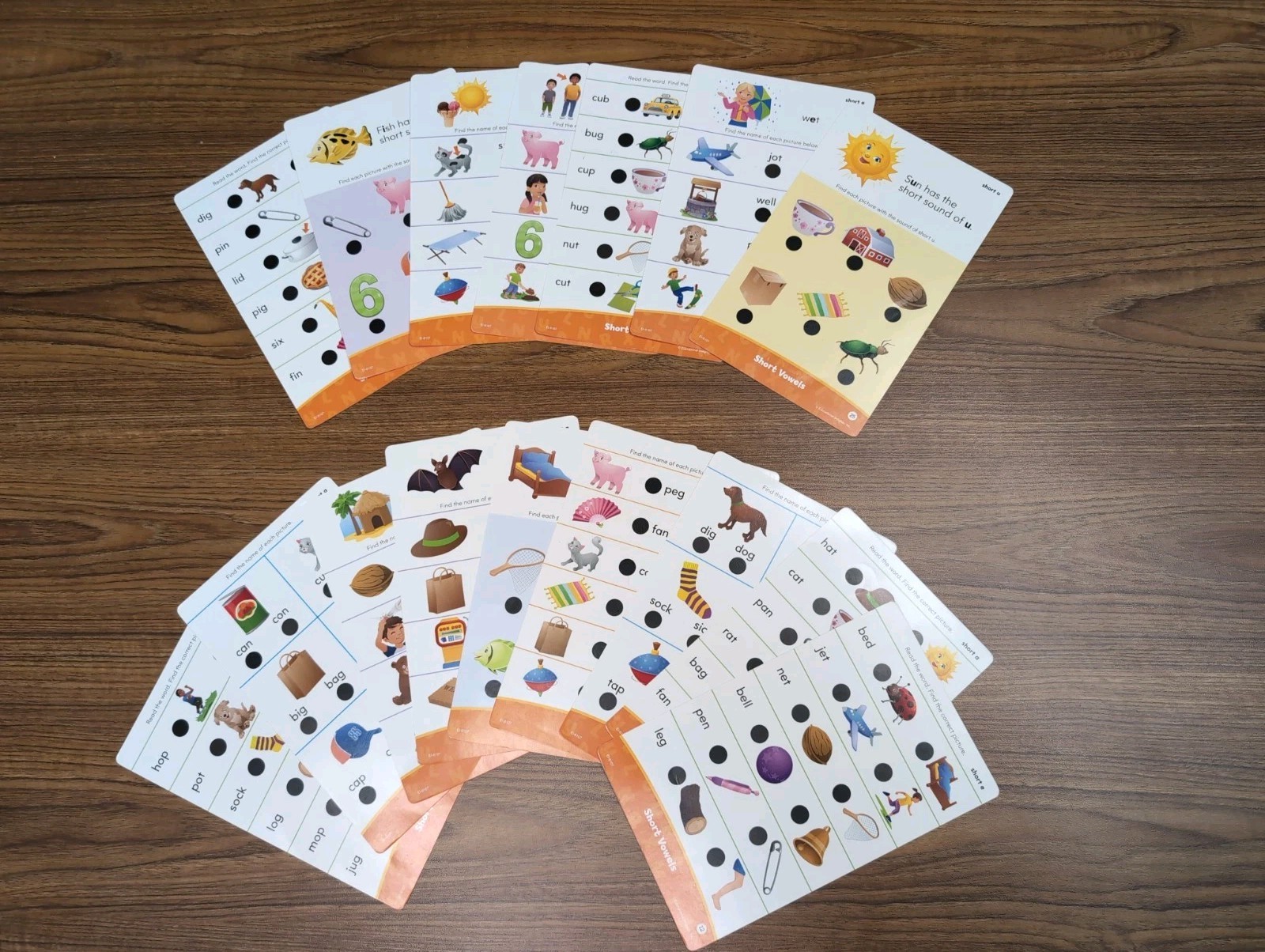 Set Of 80 2 Sided Phonics & Early Reading Hot Dots Cards By Educational Insights