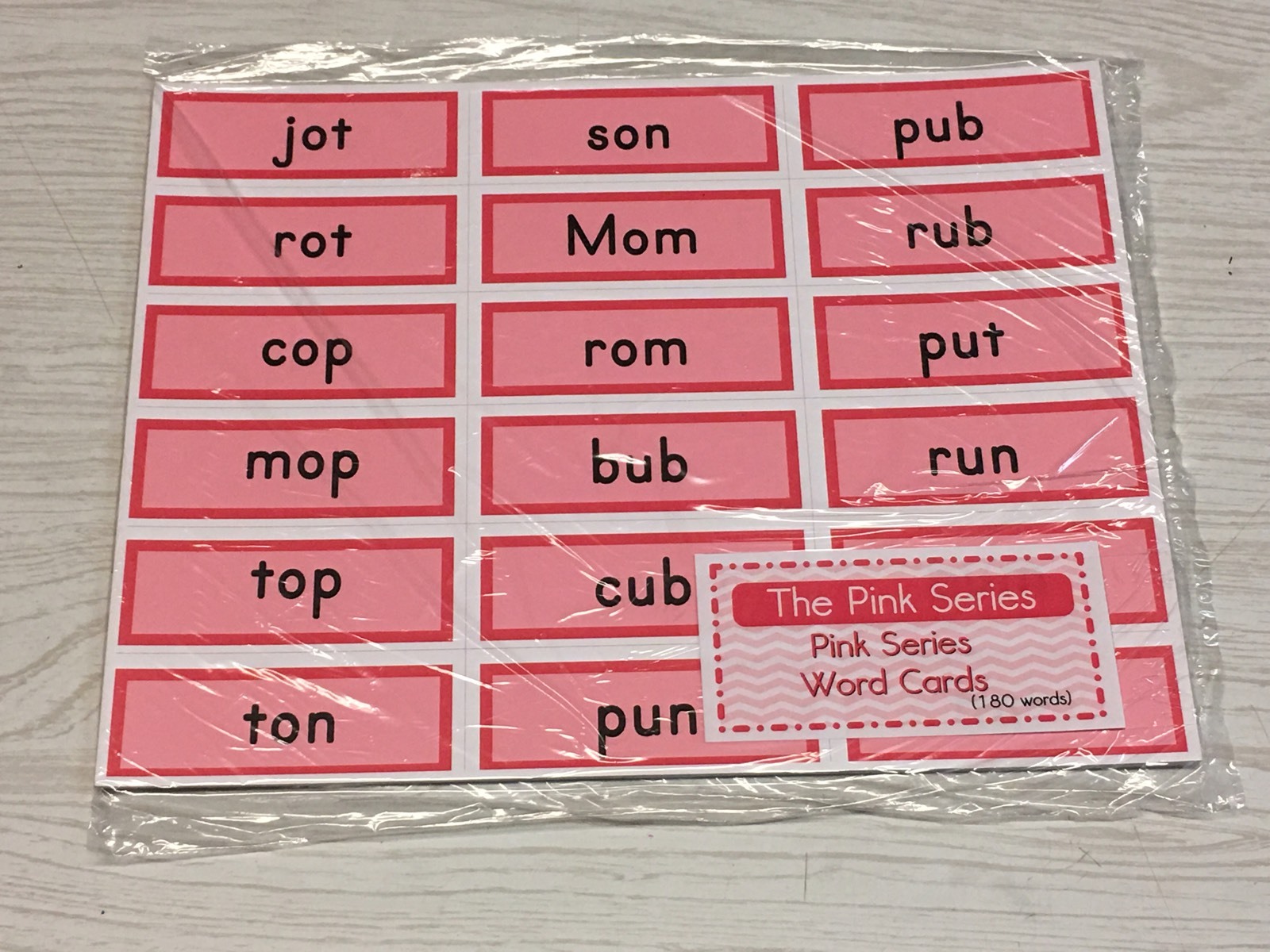 The Pink Series – Language Kit – (16) Montessori Materials for Primary Language