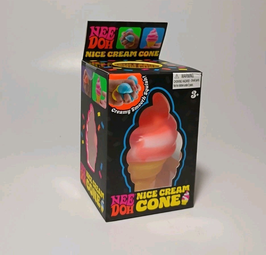 Orange Needoh Nice Cream Cone New in Box Ice Cream FAST SHIPPING Squish toy