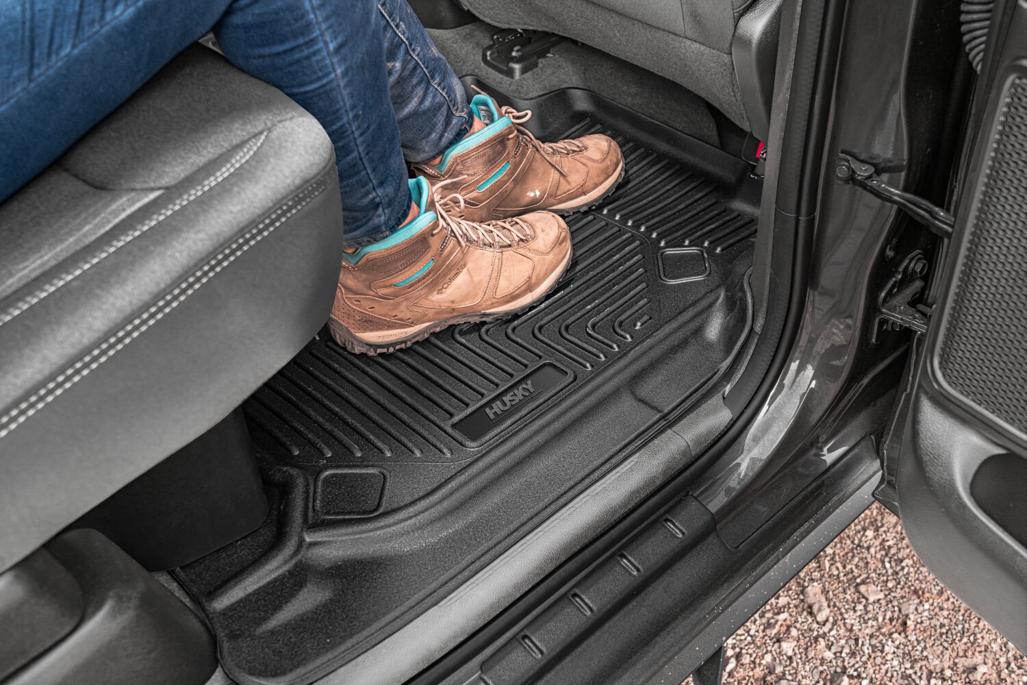 1216 Super Duty F250/F350/F450 E X T/Super Cab/Crew Cab X Act Floor Liner Black