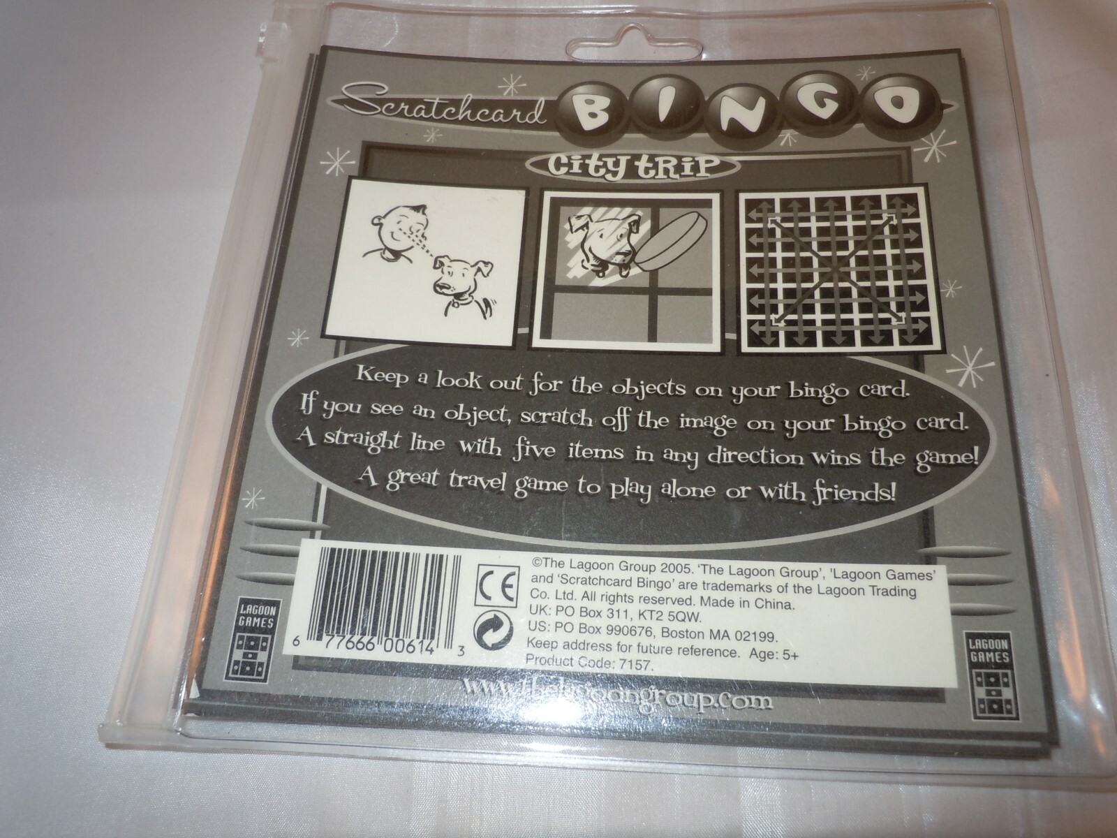 2 Kids Scratchcard Travel Car Bingo Game