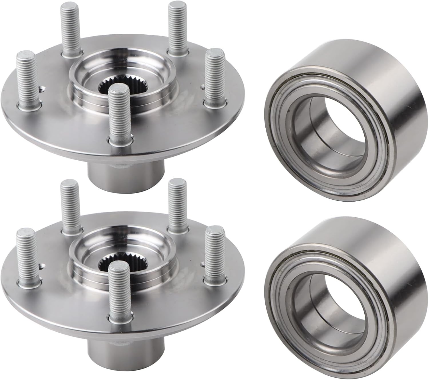 2Pcs Front Wheel Hub Bearing Assembly Compatible with 2001-2002 Acura MDX,