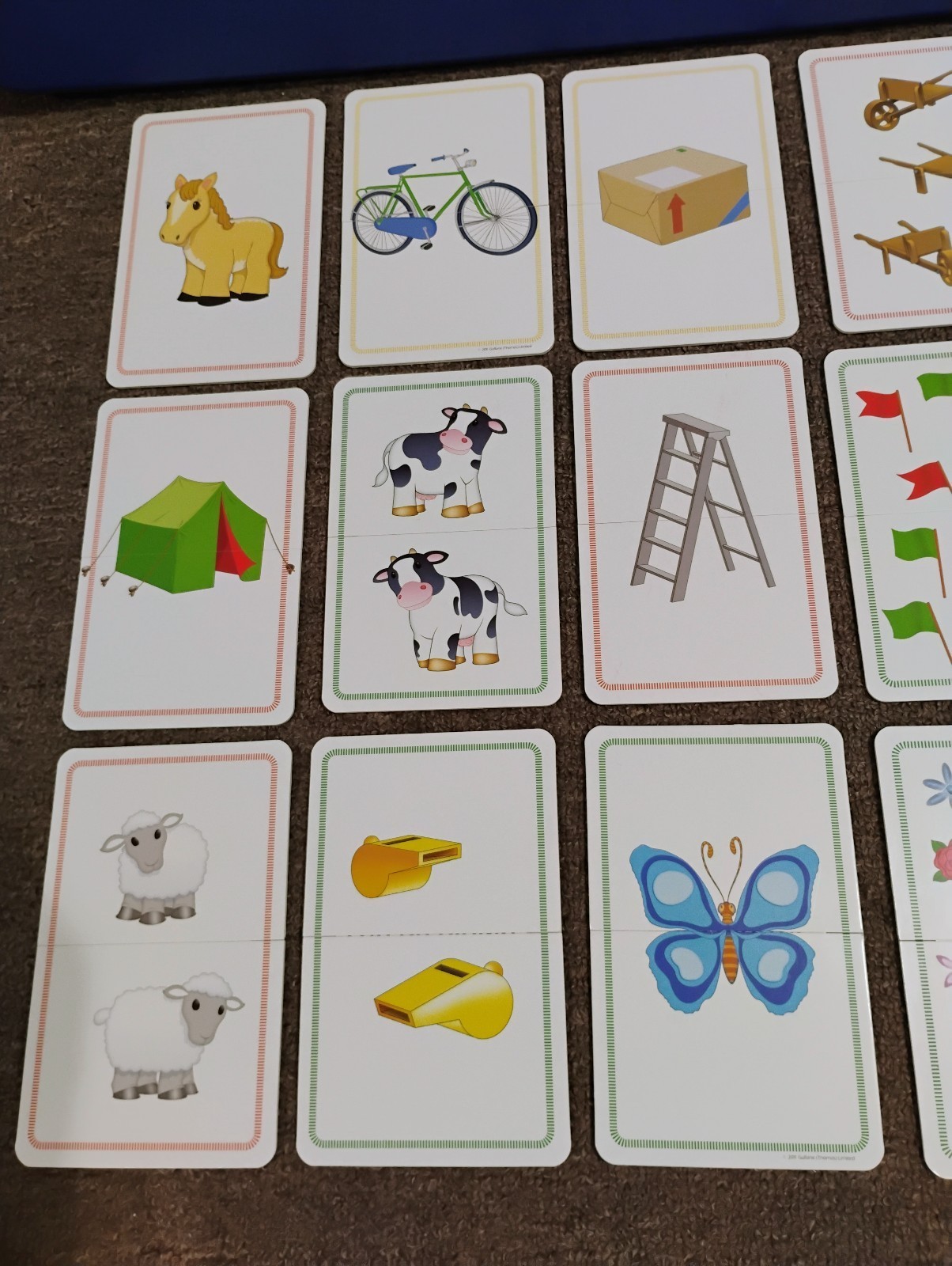 2011 Thomas & Friends Slide & Learn Interactive Cards