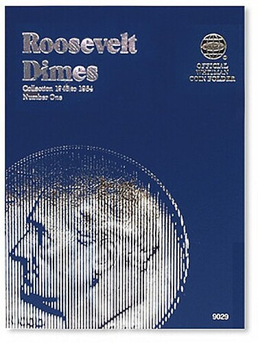 Whitman Roosevelt Dimes 1946-1964 Coin Folder – Coin Collecting Book and Supply