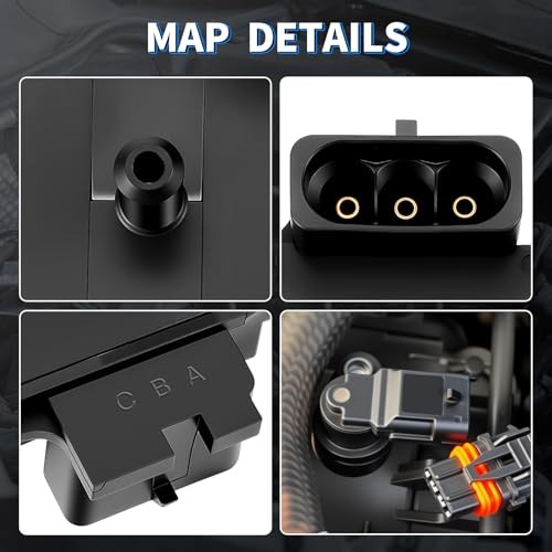 MAP Manifold Absolute Pressure Sensor Fit for Chevy C1500 Suburban Cavalier S10