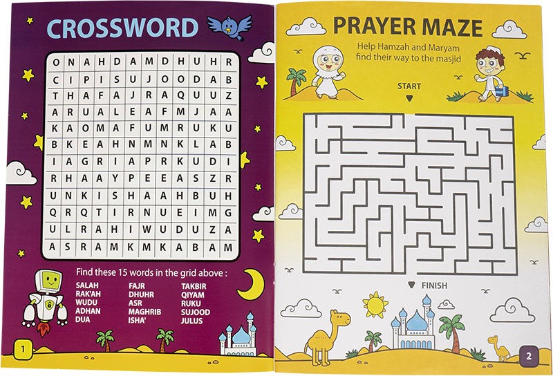 My Salah Mat for Kids – Smart Interactive Prayer Mat (Blue, Returned Item)