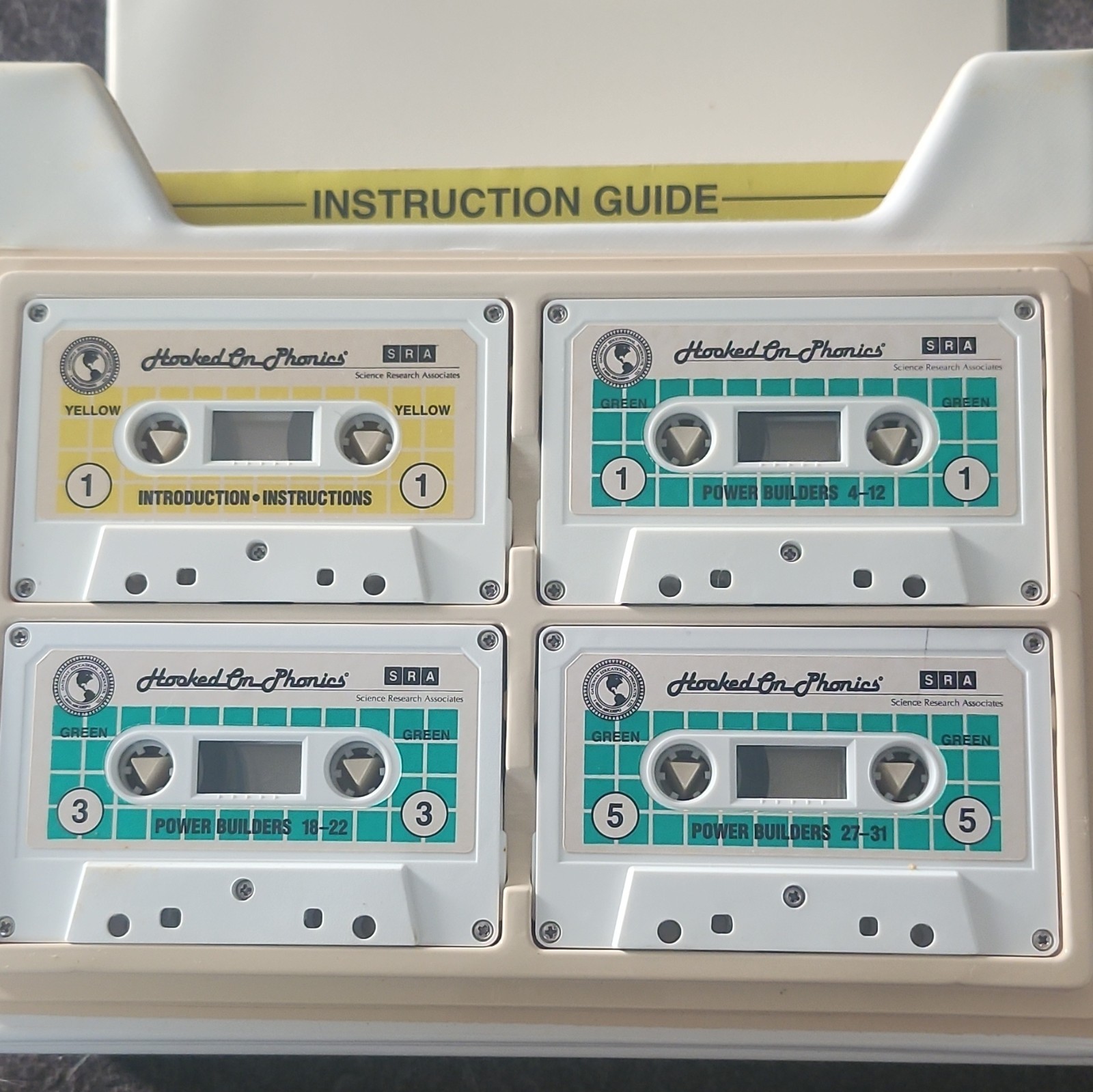 Hooked on Phonics SRA Your Reading Power Reading/Phonics Book & Cassettes 1989