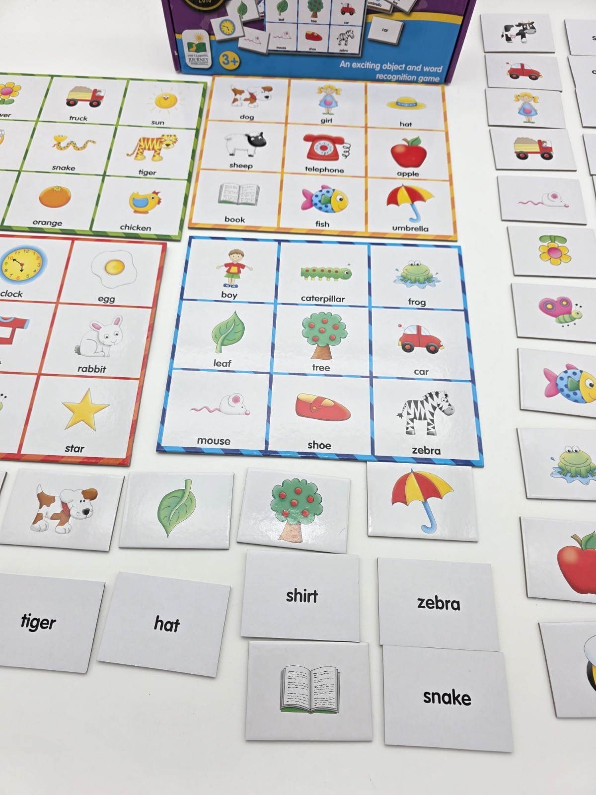 Learning Journey Match It! Picture Word Bingo ~ 20-3 Pc Puzzles Self Correcting