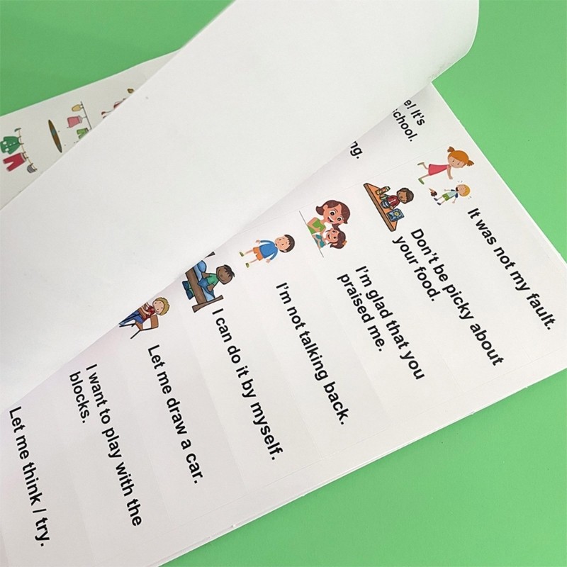 Multifunctional Vocabulary Sticker Adhesive Word Labels for Preschool Classroom