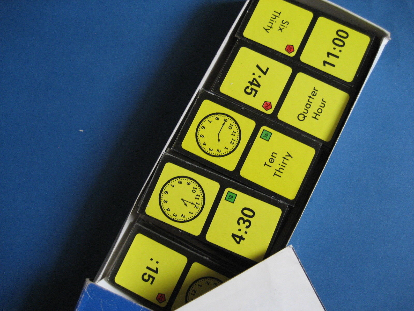 Vintage Clock Dominoes CREATIVE TEACHING ASSOCIATES 1976c COMPLETE Original Box