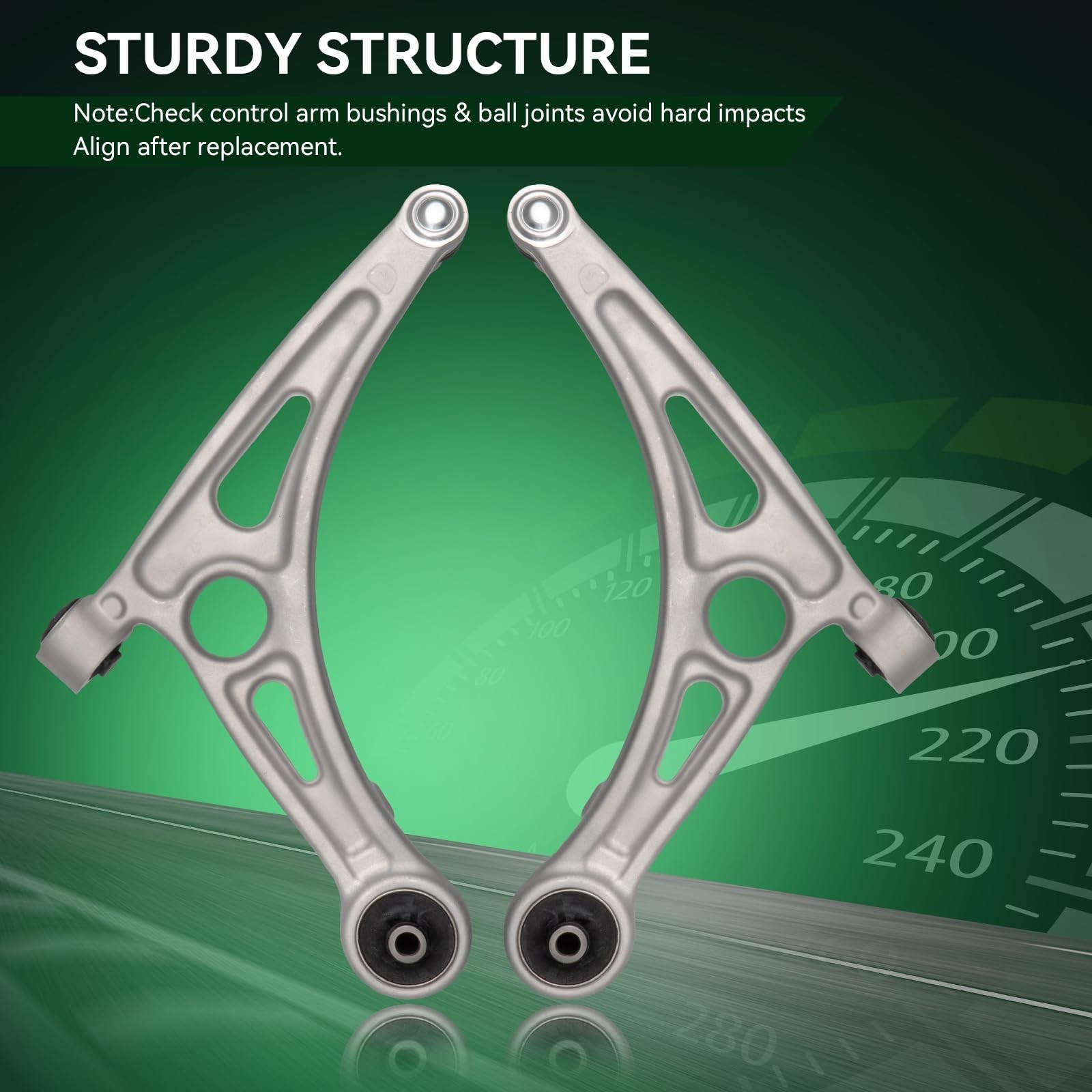 AUQDD 2Pc Suspension Front Lower Control Arm and Ball Joint Assembly Fit For …