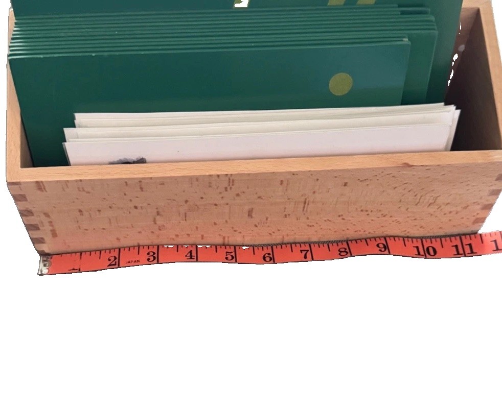 Montessori Sandpaper Letter Phonograms Cursive Tactile With Laminated Word Cards