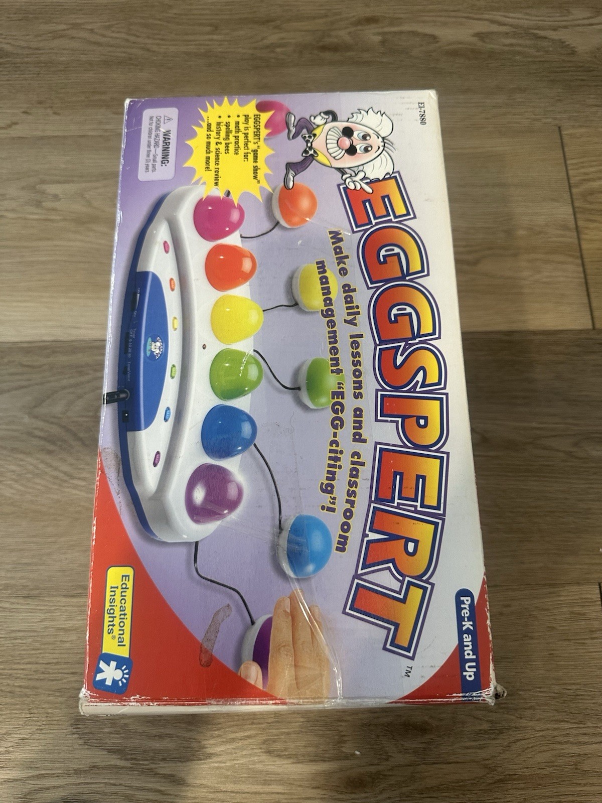 2001 EGGSPERT EDUCATIONAL MATH ELECTRONIC TEACHER CLASSROOM AID BUZZER SYSTEM