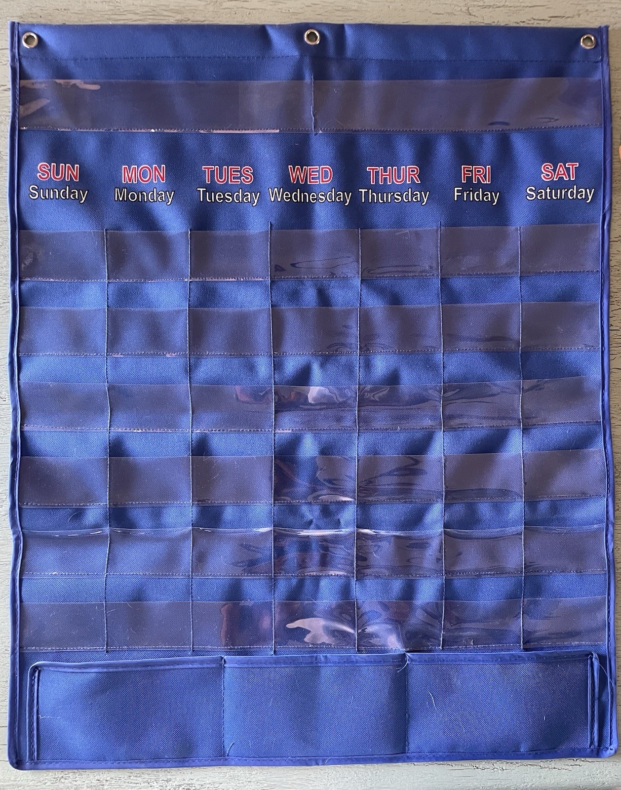 Hanging Monthly Calendar. Learning for Home Classroom, School. Great Condition!