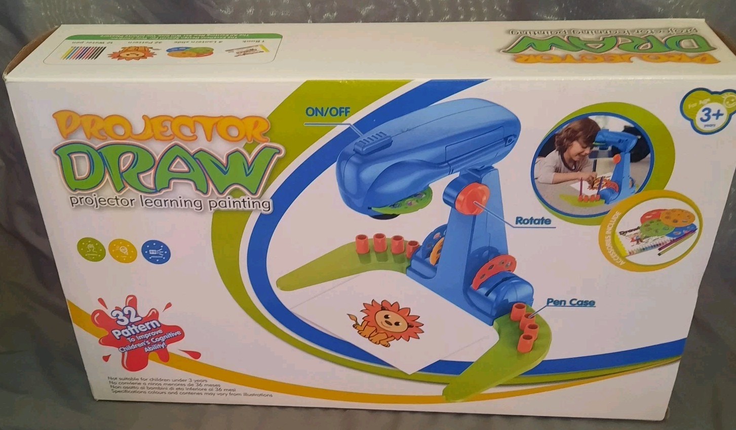 Projector Draw Children’s Learning and Painting Fun