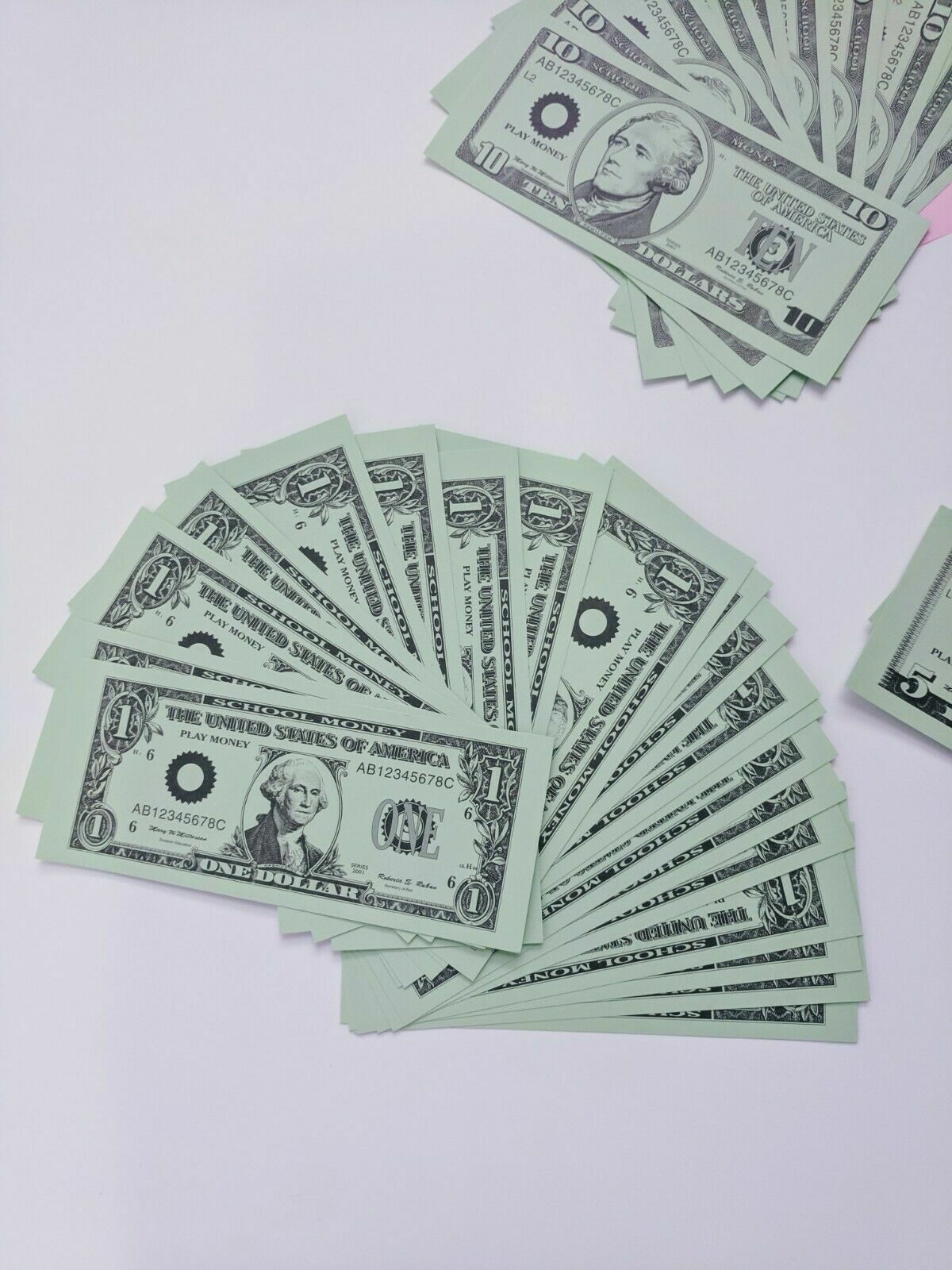 Learning Resources Pretend Play Money HomeSchool Math Currency