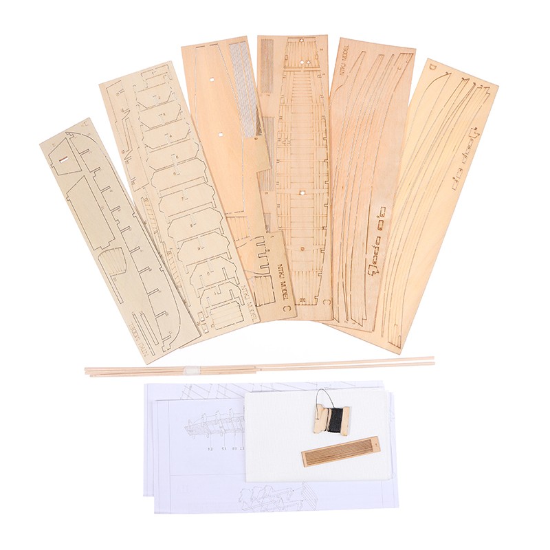 Chinese sand boat wooden assembly model kit DIY handmade antique ship model!