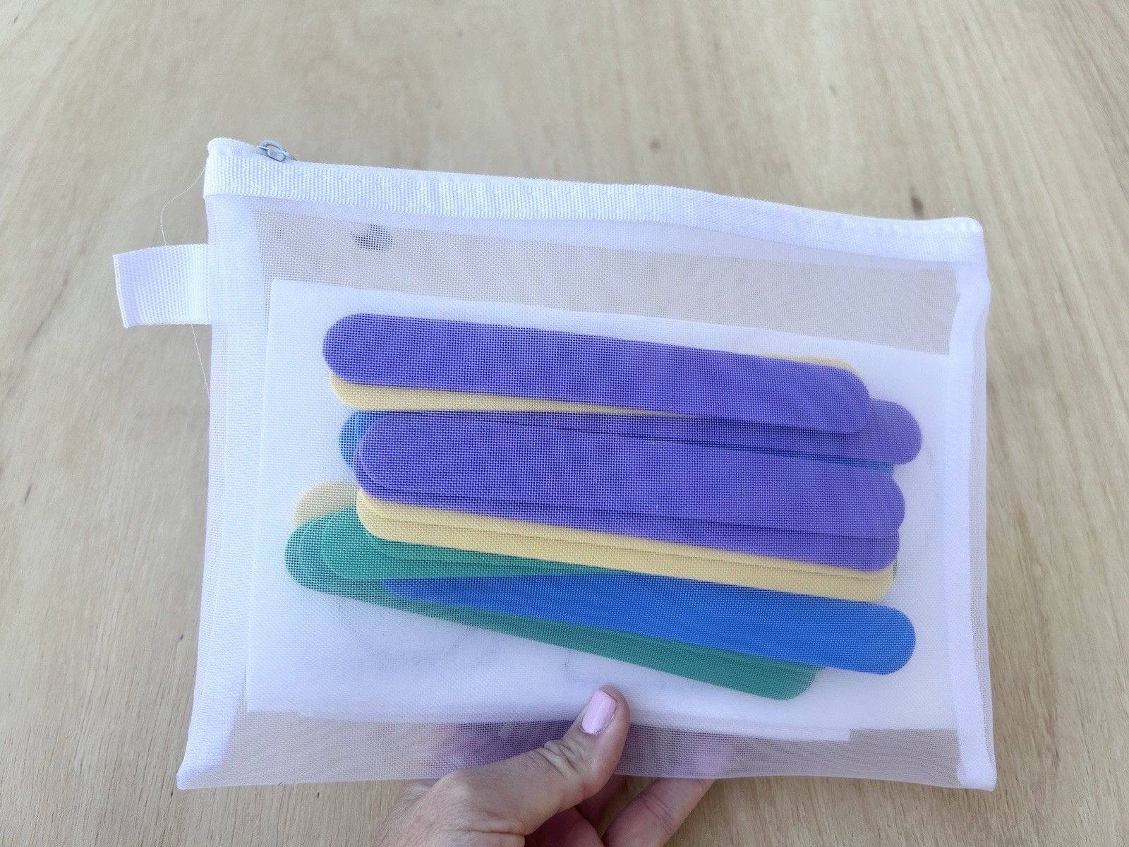 Montessori Preschool Busy Bag Quiet Activities Travel Bag Felt Shapes & Numbers