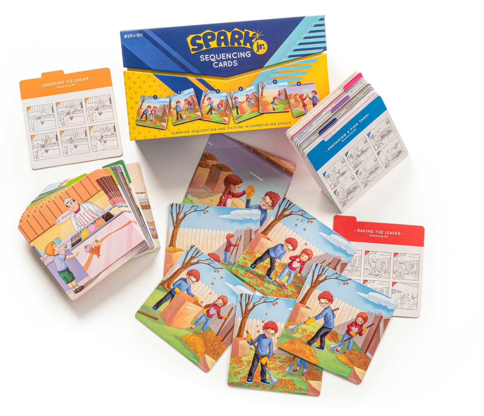 Spark Cards Jr Sequencing Cards For Storytelling and Picture Interpretation