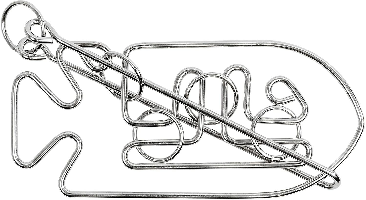 Professor Puzzle Einstein’s Fish Metal Entanglement 3D Interlocking Brain Teaser