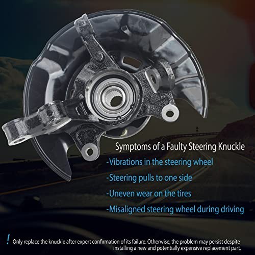 Steering Knuckle Wheel Hub Bearing Assembly Front Passenger Compatible Right