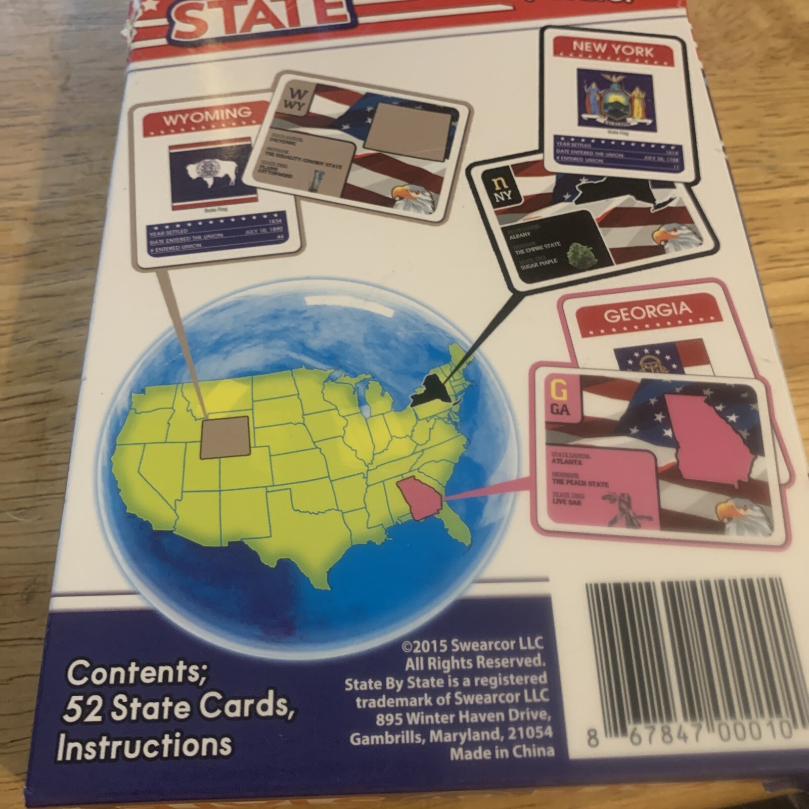 State By State The History Of The USA States Ages 5+ Learning Cards 52 States