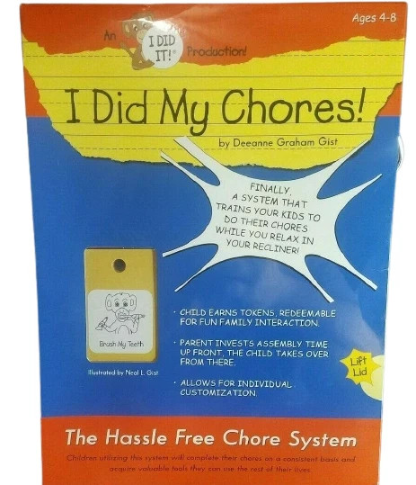 NEW I Did It Production I Did My Chores Hassle Free Chore System Educational