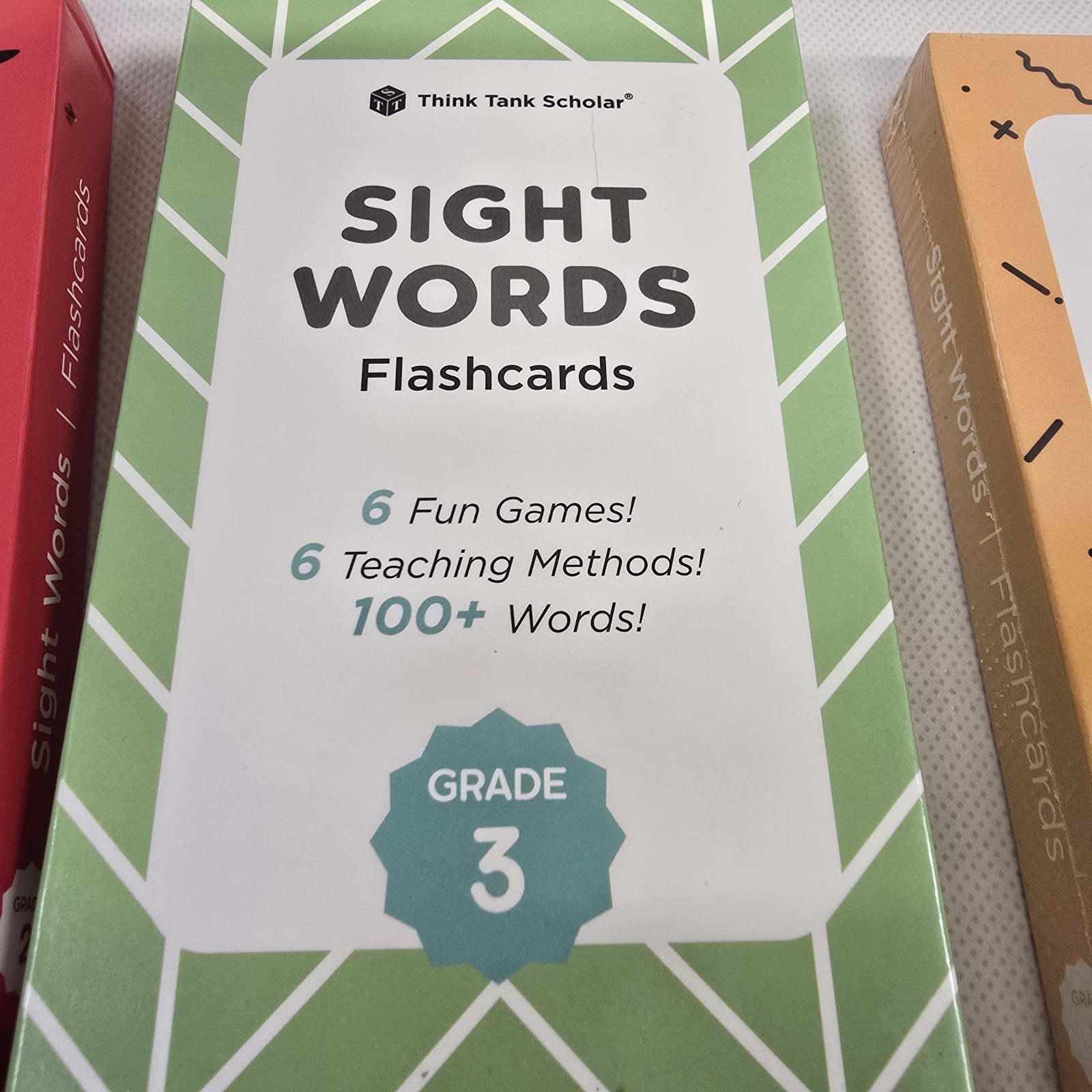 Think Tank Scholar Sight Words Flashcards Box Set of 5 520 Words Preschool-3rd G