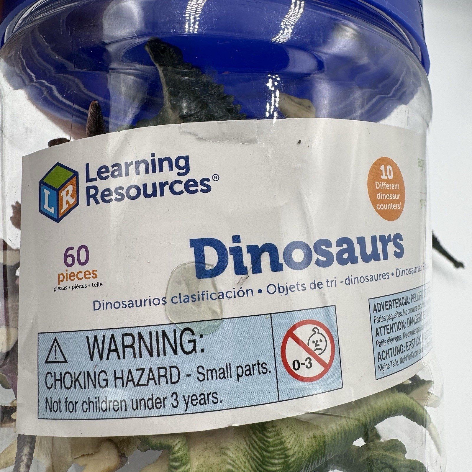47 Piece Learning Resources Dinosaurs Toys For Kids Counting Sorting Play
