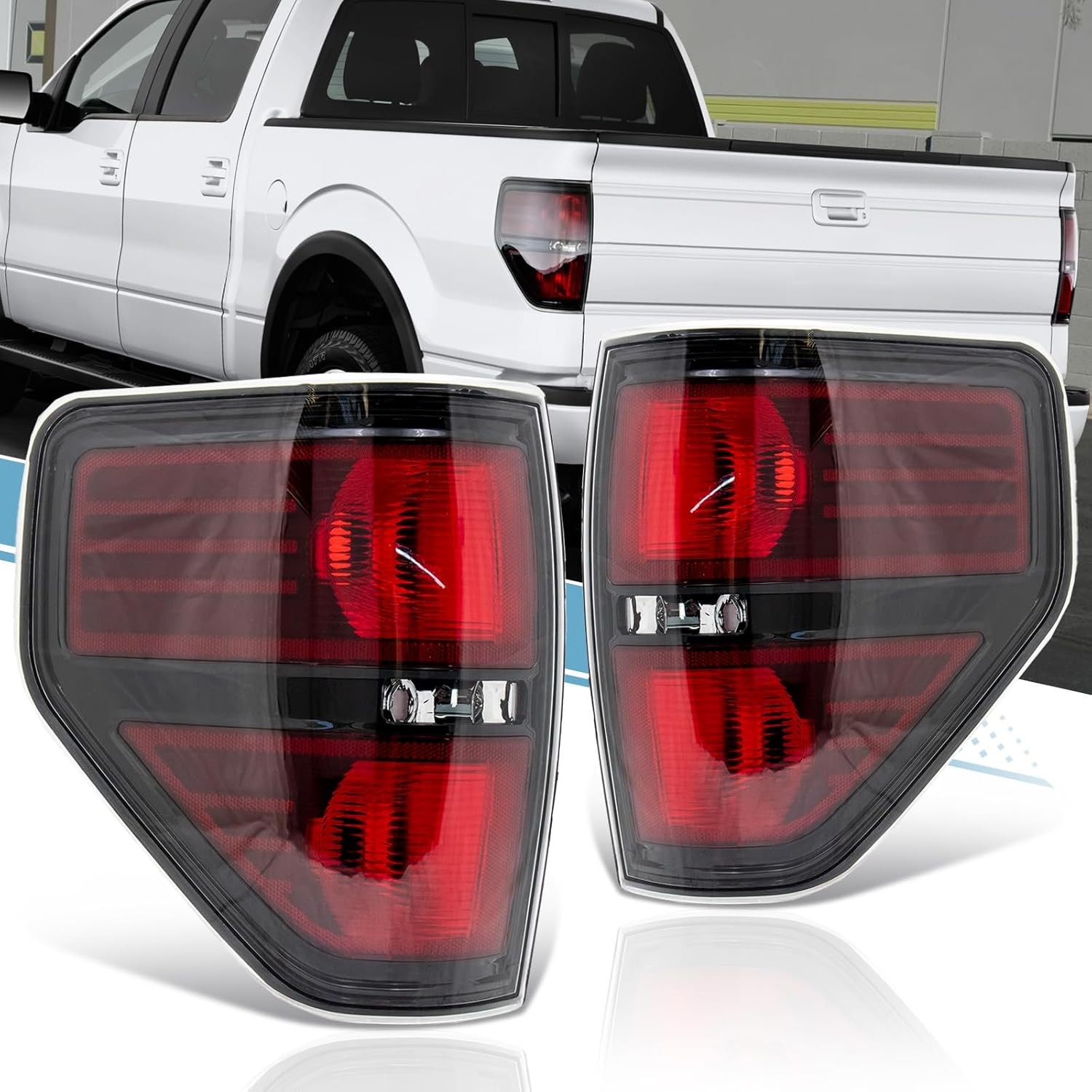 VPIMOZO Brake Tail Light Assembly Compatible With 2009 2010 2011 2012 2013 2014