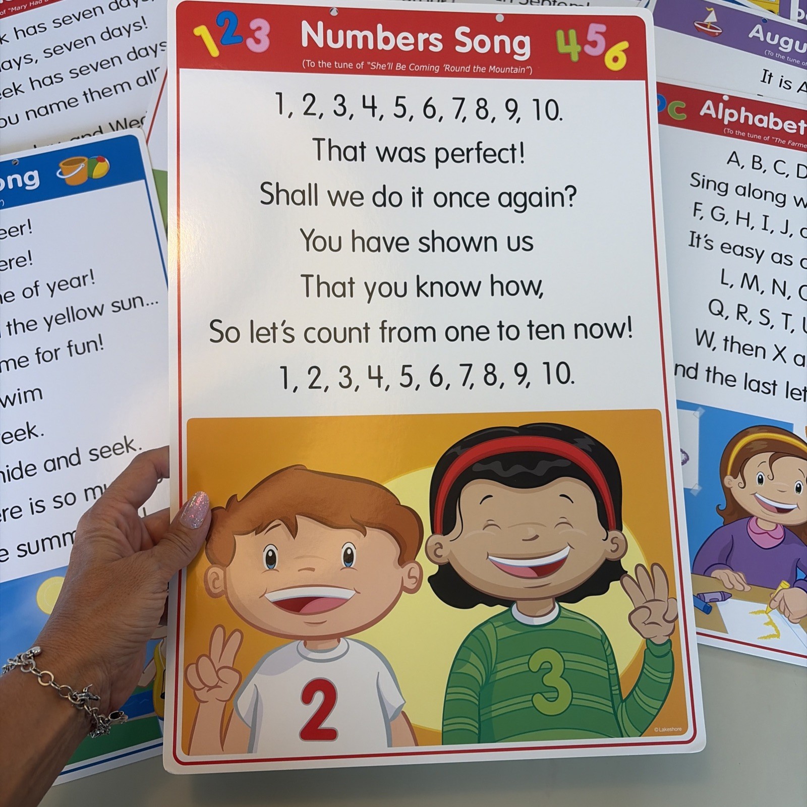 Lakeshore Learning Circle Time Song Poster Pack Classroom 20 Posters