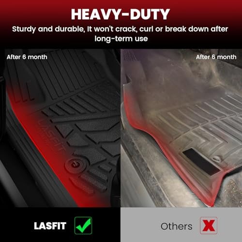 Floor Mats 2014-2018 for Chevrolet Chevy Silverado/GMC Sierra 1500 Only Crew Cab