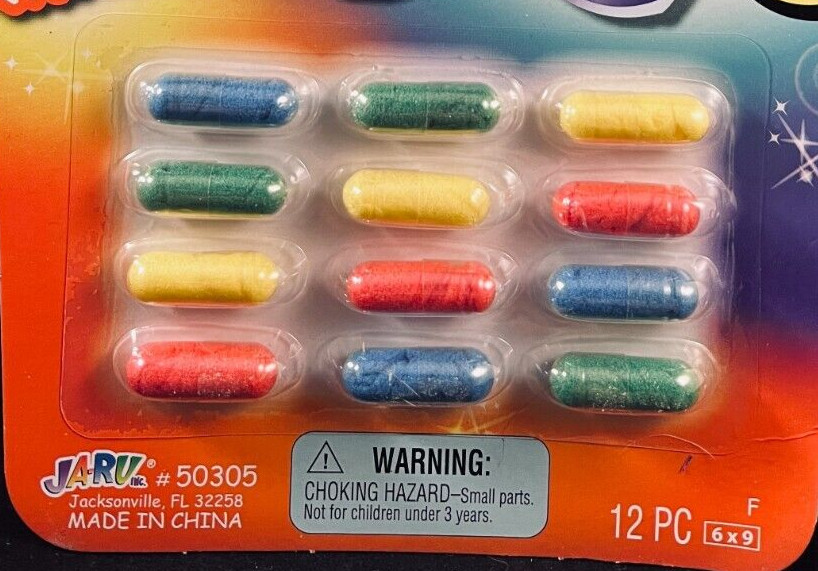 Magic Grow Capsules – 12 Fun Wheels – Soft Expanding Foam