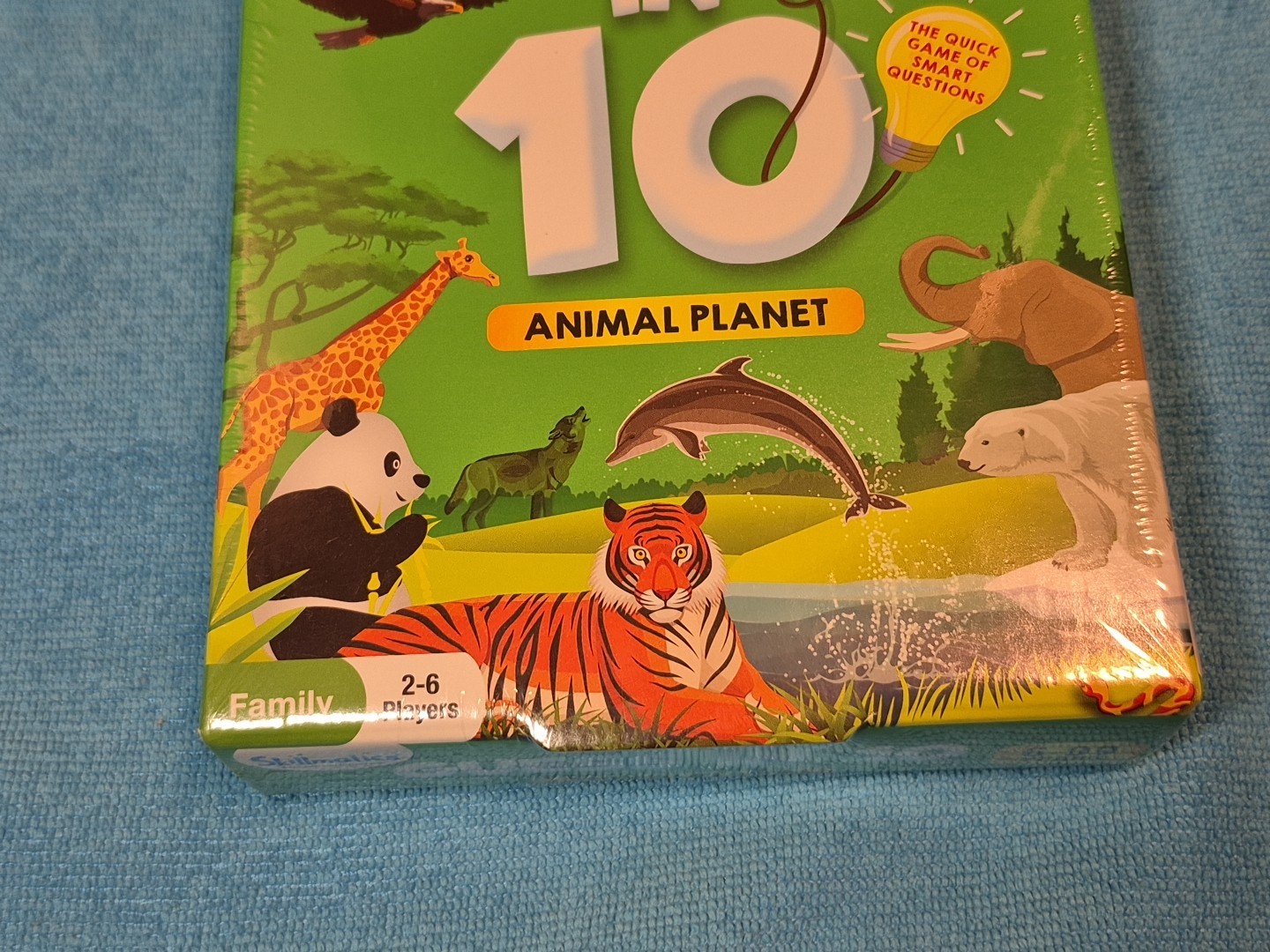 Skillmatics Guess in 10 Animal Planet Card Game New