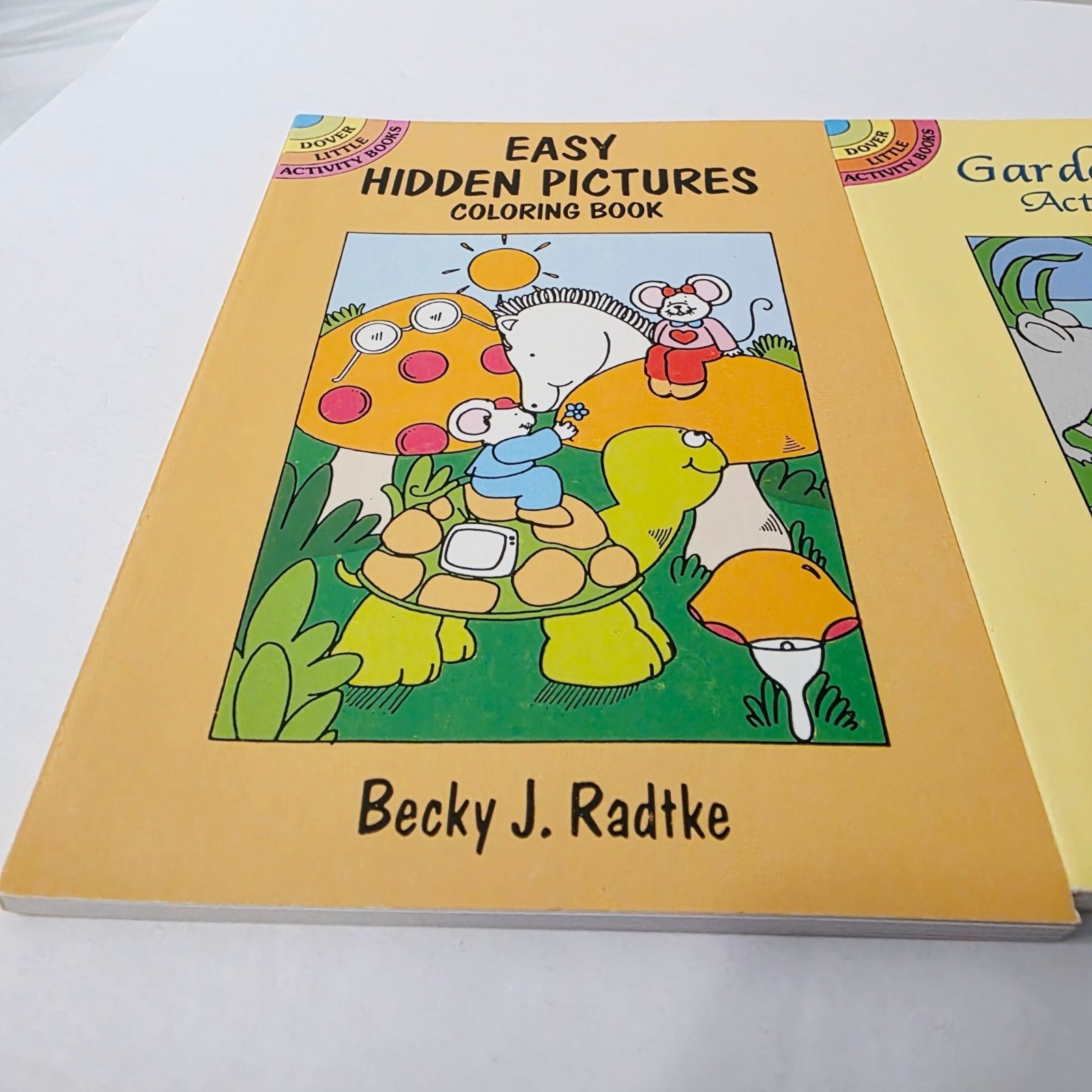 3 Vtg Dover Little Activity Books Christmas Mazes Garden Fairies Coloring Book