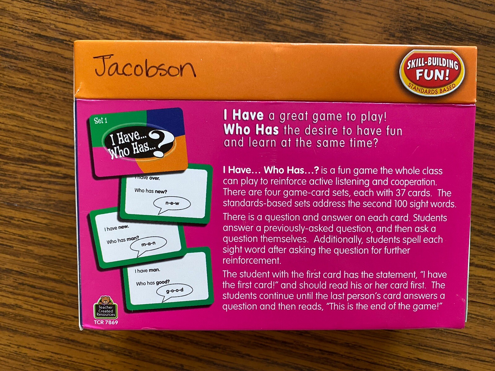 Teacher Created Resources I Have, Who Has Sight Words Game, Grade 1 – BRAND NEW