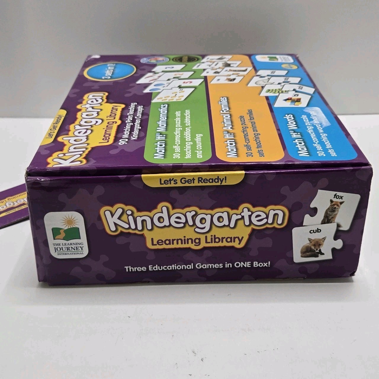 The Learning Journey Kindergarten Learning Library Match It! 3 Sets in 1 90 Pair