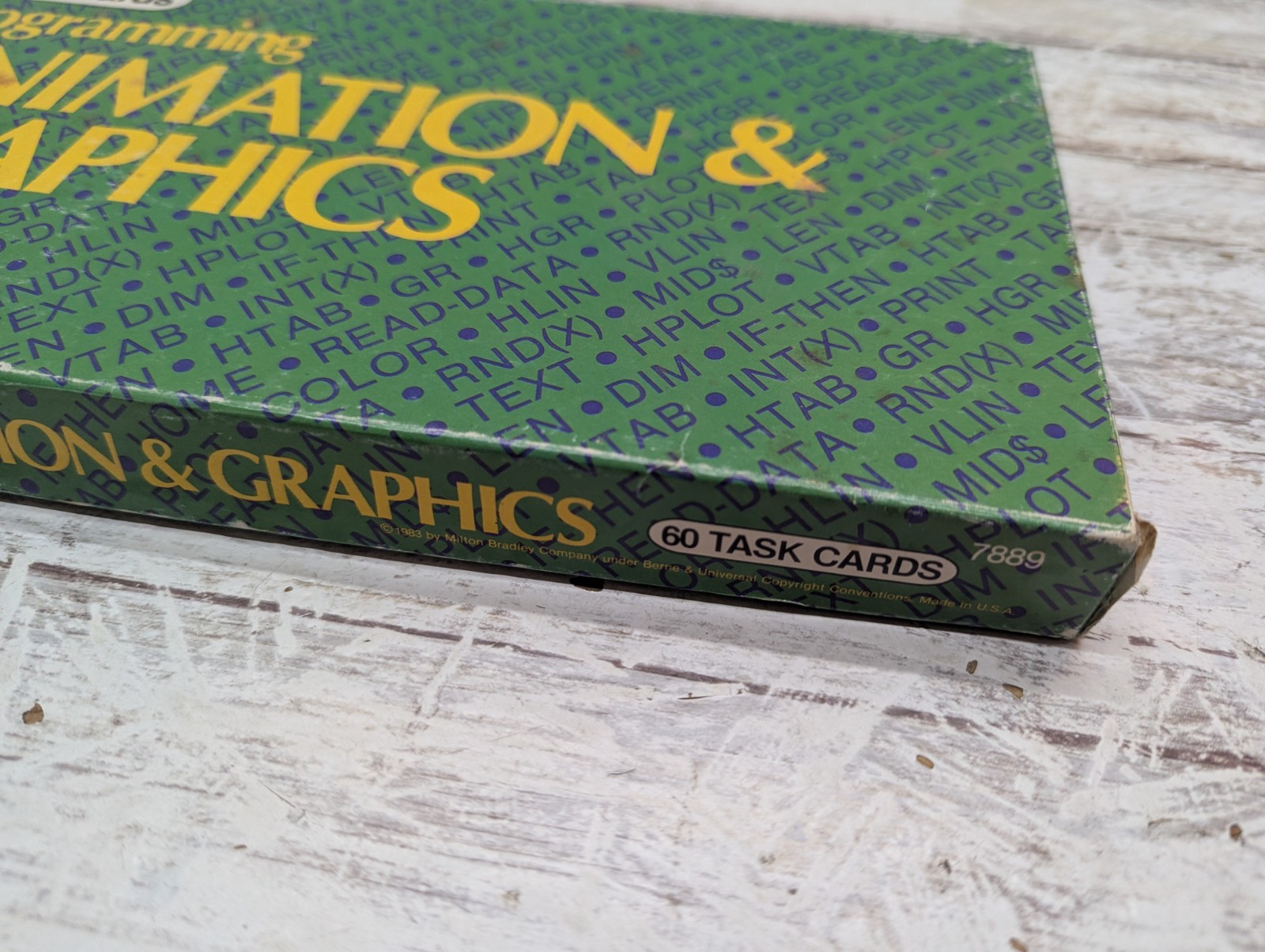 milton bradley board games task cards programming animation & graphics Apple PC