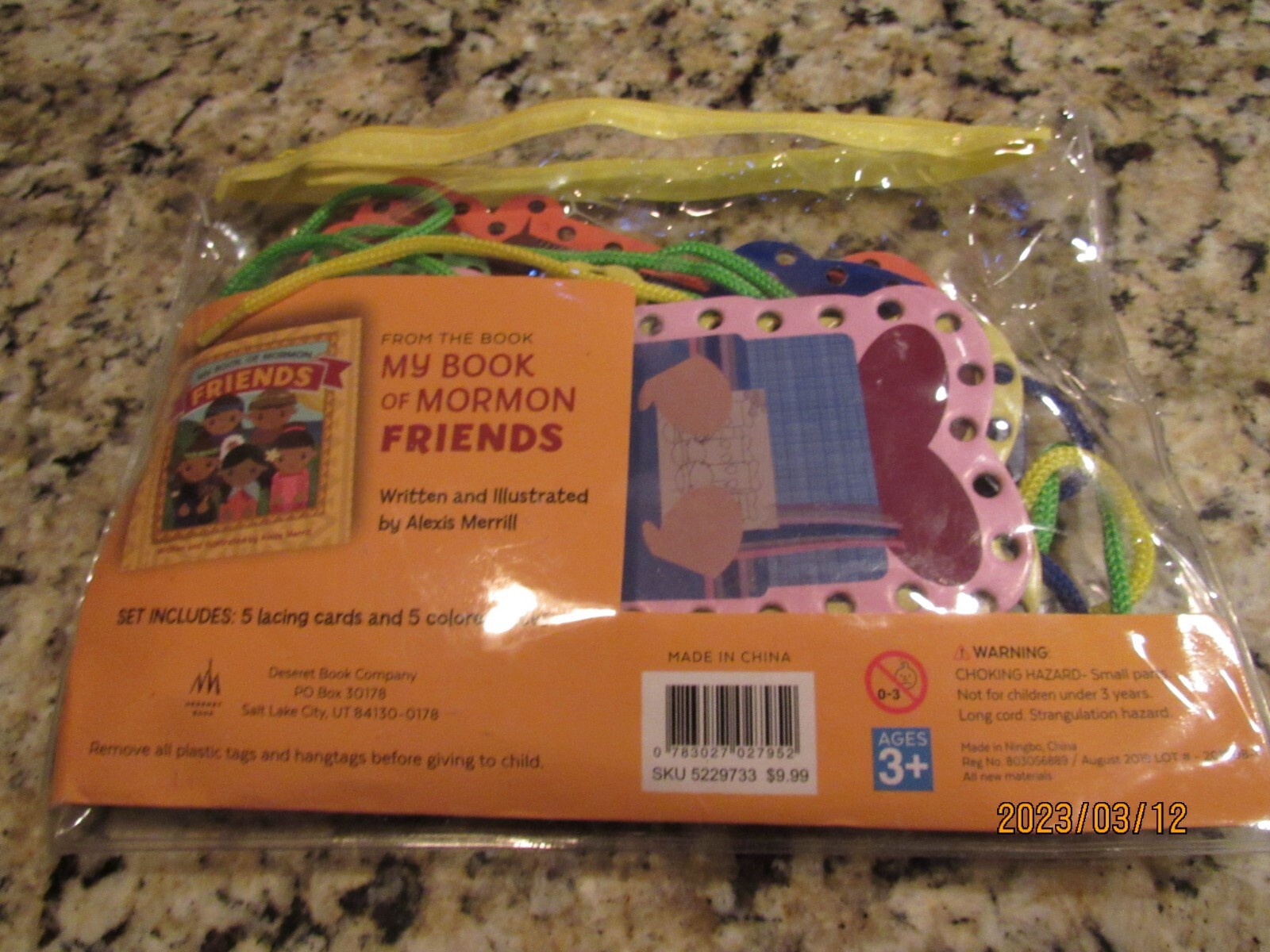My Book of Mormon Friends Lacing Card Set – 4″x7″ Cards – Alexis Merrill