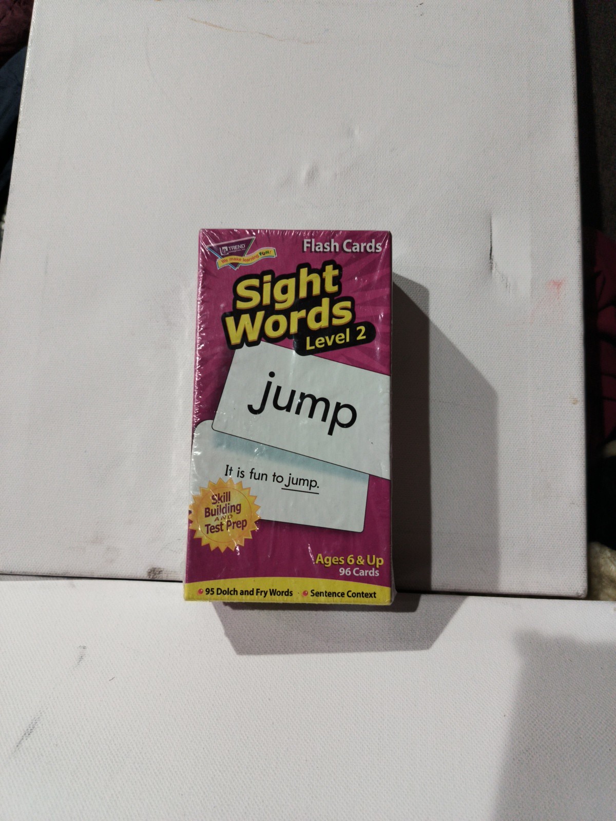 Sight Words Flash Cards Level 2 Ages 6 & Up 95 Fun Learning Boxed USA 2004