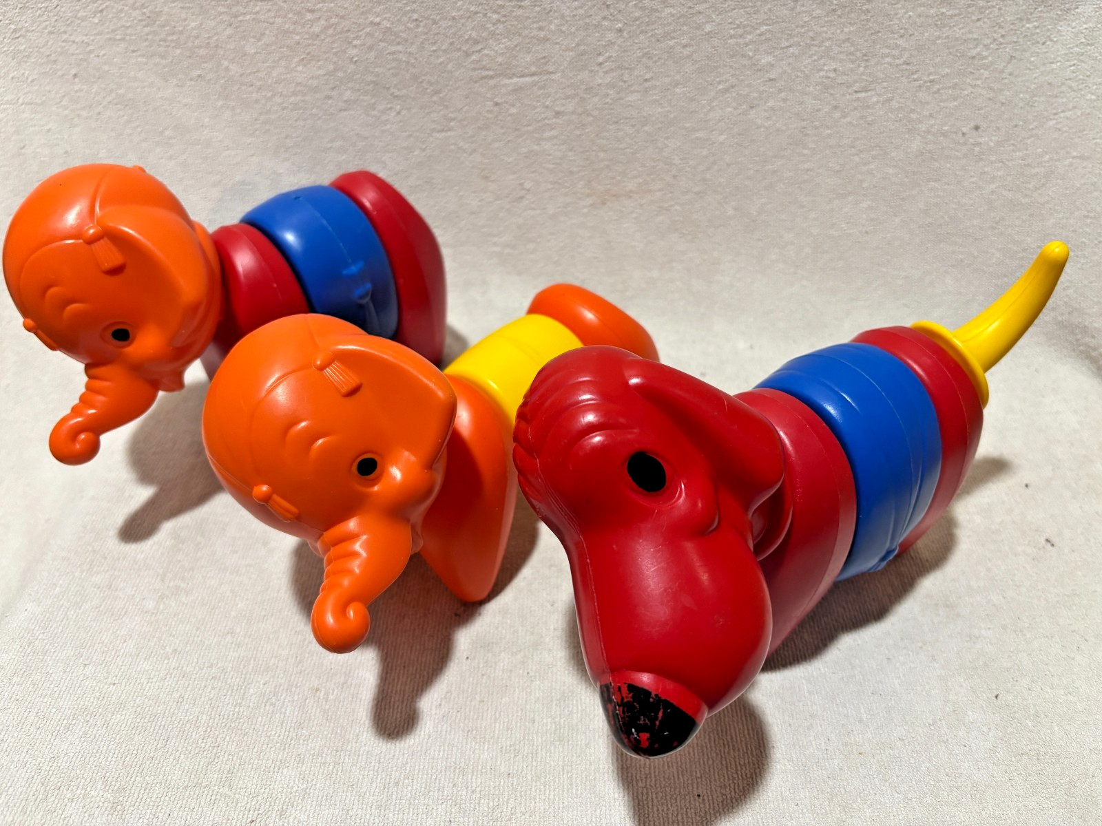 Vintage Tupperware Toys Zoo It Yourself Animals V1