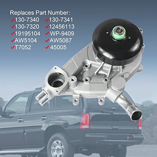 Chevy Vortec Water Pump 4.8L 5.3L 6.0L w Gasket