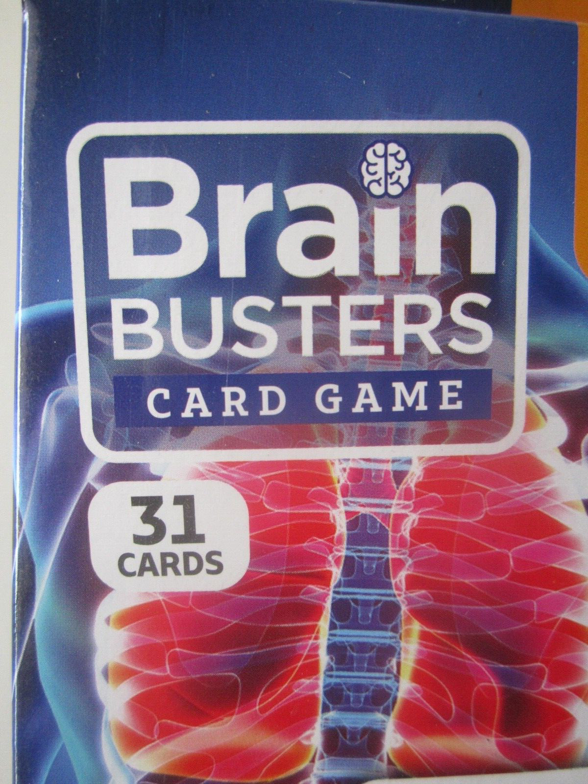 Lot Of 2 Brain Busters Gaming Cards – 31 Cards Each – Space,Human Body – Boxed