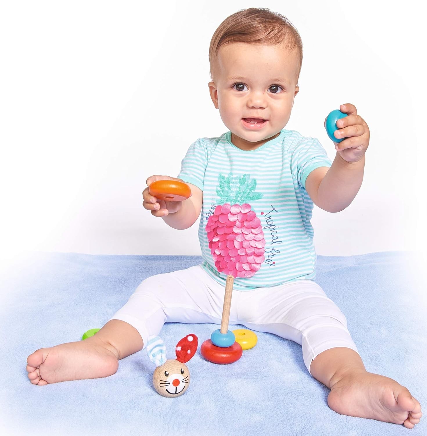 Heros 100017019 “Bunny Stacking Toy