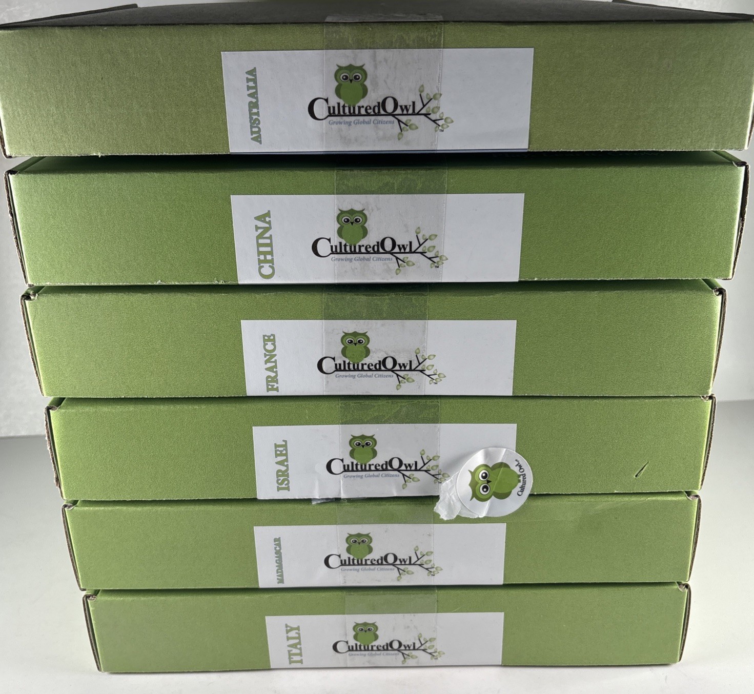 Cultured Owl Geography lot of 6 homeschool subscription kits NEW unopened