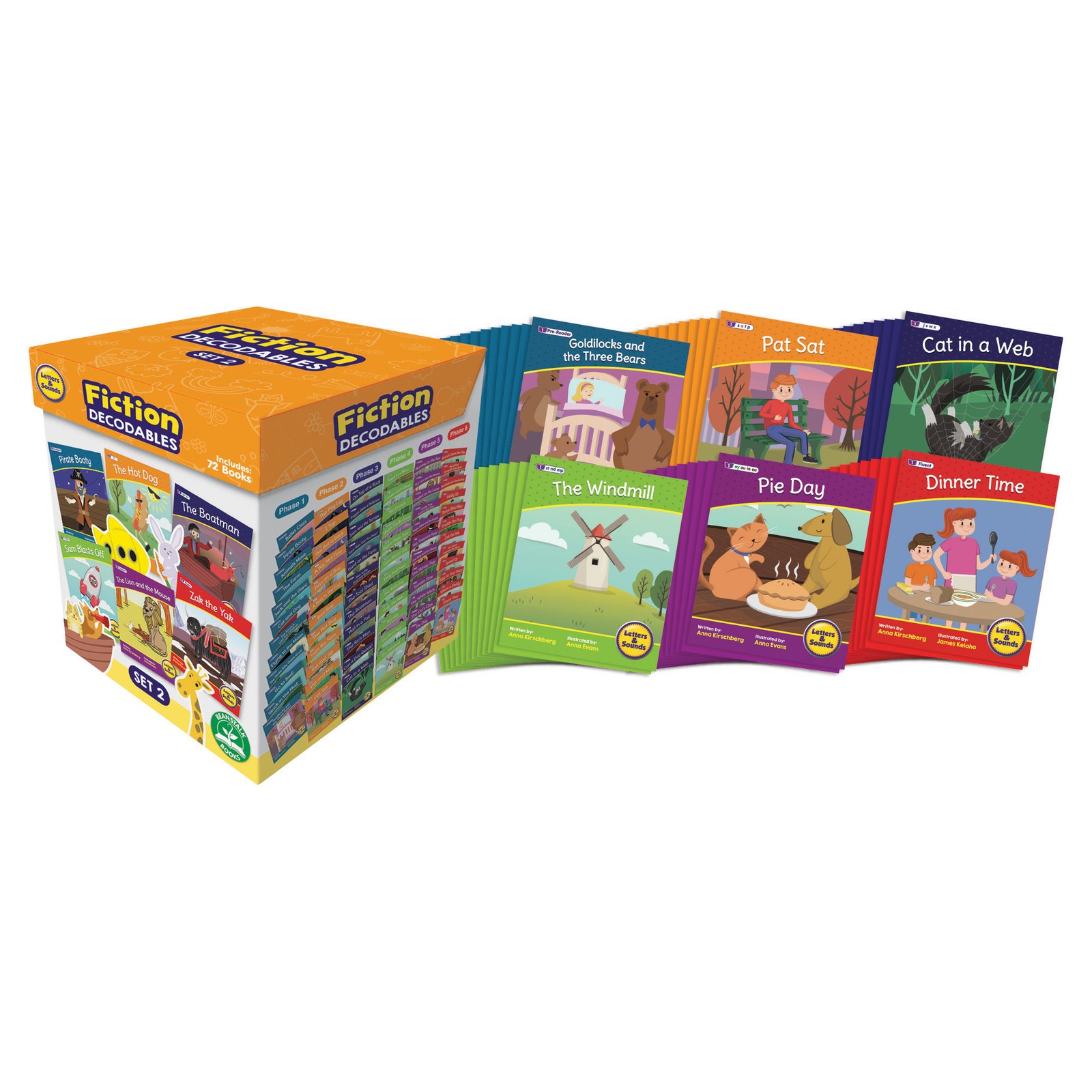 Junior Learning Letters & Sound Set 2 Fiction Educational Learning Boxed Set
